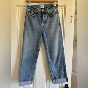 Citizens Of Humanity Light Blue wide Straight Leg Jeans 26 like new